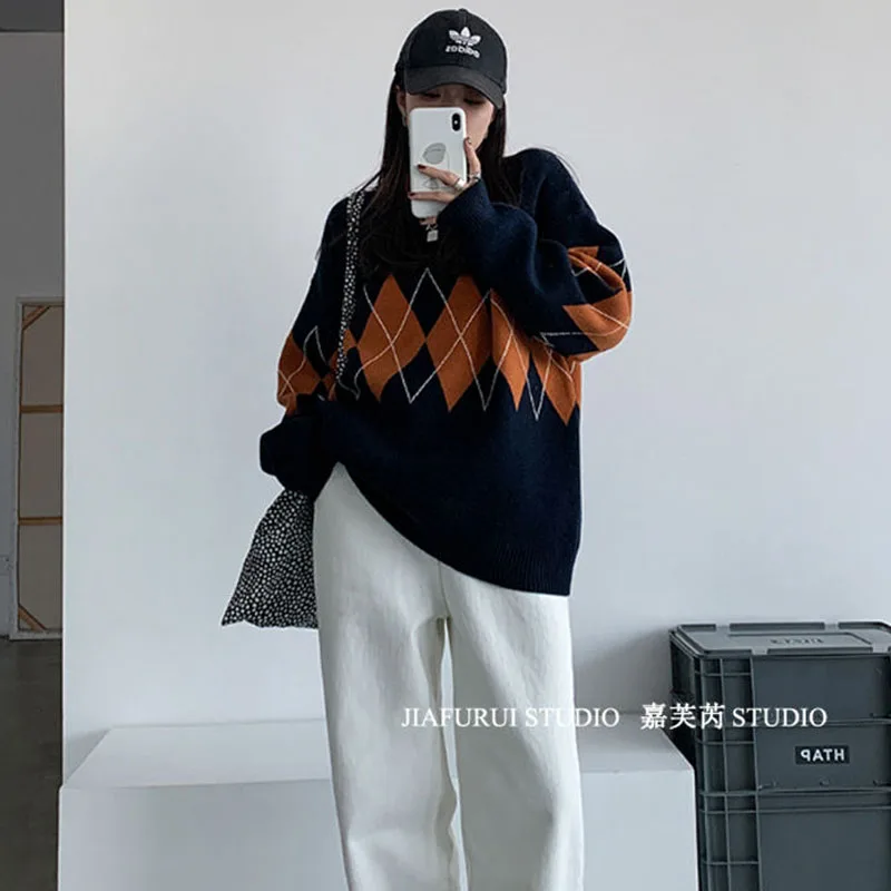 Zadily 2021 Autumn Winter Sweater Women Casual Woman Sweater Pullovers Jumper Warm Argyle Sweaters
Zadily 2021 Autumn Winter Sweater Women Casual Woman Sweater Pullovers Jumper Warm Argyle Sweaters