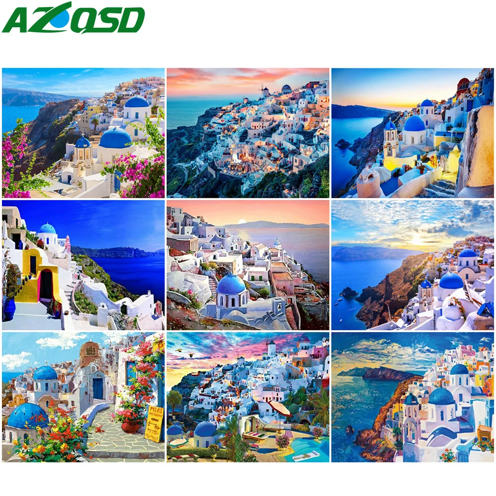 Раскраска по номерам AZQSD DIY, морской пейзаж, ручная роспись, подарок 40x50 см, масляная живопись по номерам, Санторини, Декор для дома
Раскраска по номерам AZQSD DIY, морской пейзаж, ручная роспись, подарок 40x50 см, масляная живопись по номерам, Санторини, Декор для дома