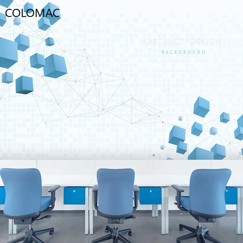 Colomac Custom Company Reception Counter Meeting Room Modern Simple Wallpaper Geometric Technology 3d Mural Decor Dropshipping
Colomac Custom Company Reception Counter Meeting Room Modern Simple Wallpaper Geometric Technology 3d Mural Decor Dropshipping