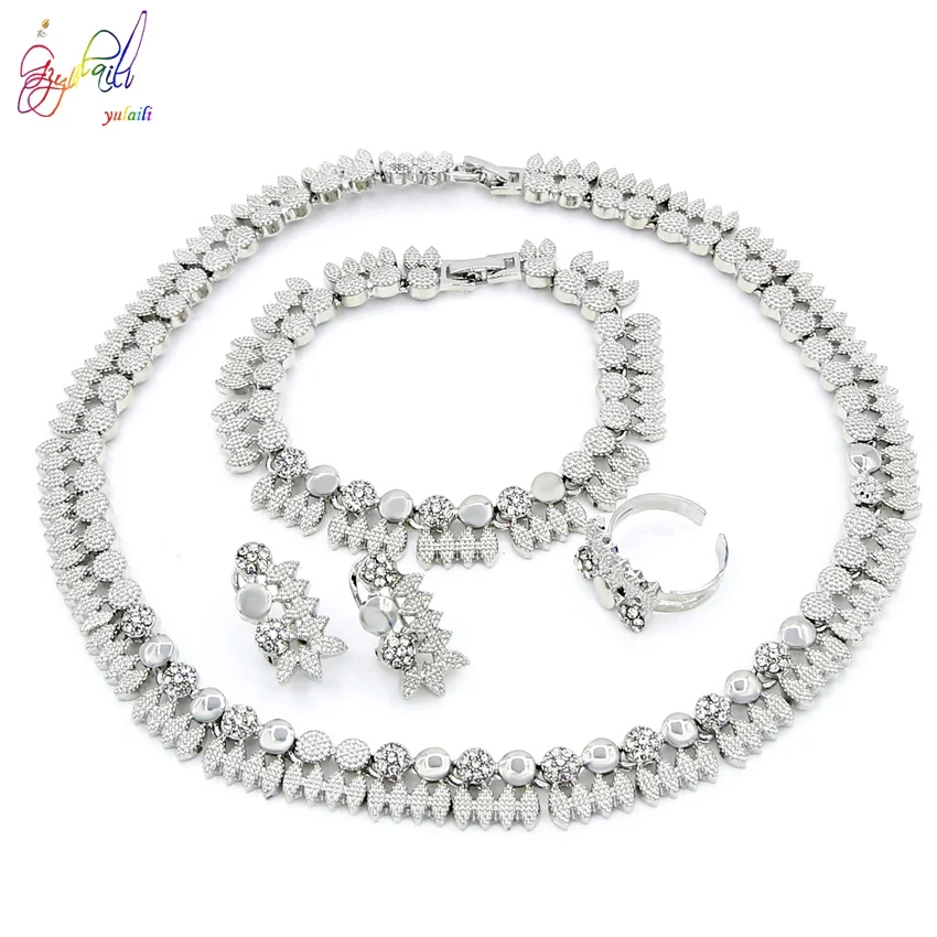 Yulaili 2019 Hot Sale Crystal Round Elegant Bridesmaid Necklace Earrings Jewelry Sets Women Valentine Gifts
Yulaili 2019 Hot Sale Crystal Round Elegant Bridesmaid Necklace Earrings Jewelry Sets Women Valentine Gifts