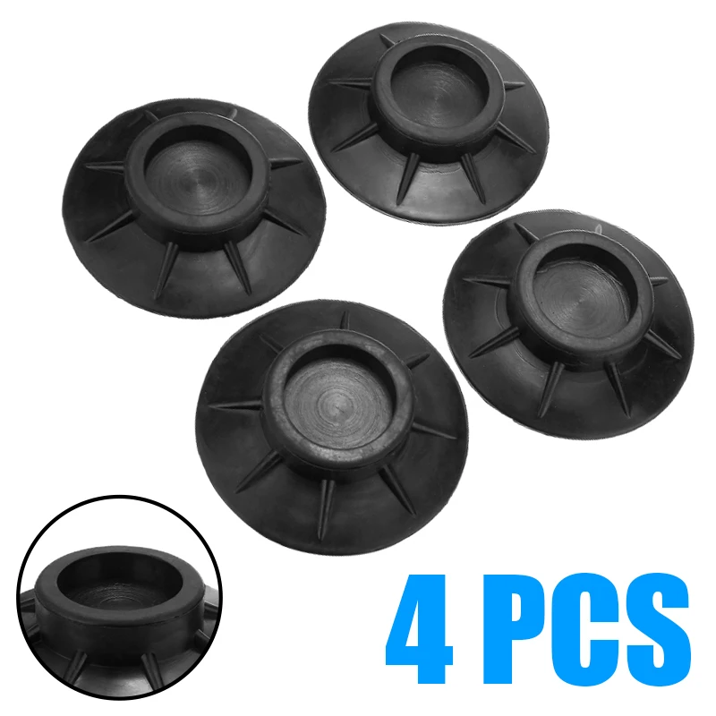 4pcs/set Black Rubber Leg Anti-Vibration Non-Slip Mat Elasticity Washing Machine Shock Absorbing Pads 
4pcs/set Black Rubber Leg Anti-Vibration Non-Slip Mat Elasticity Washing Machine Shock Absorbing Pads