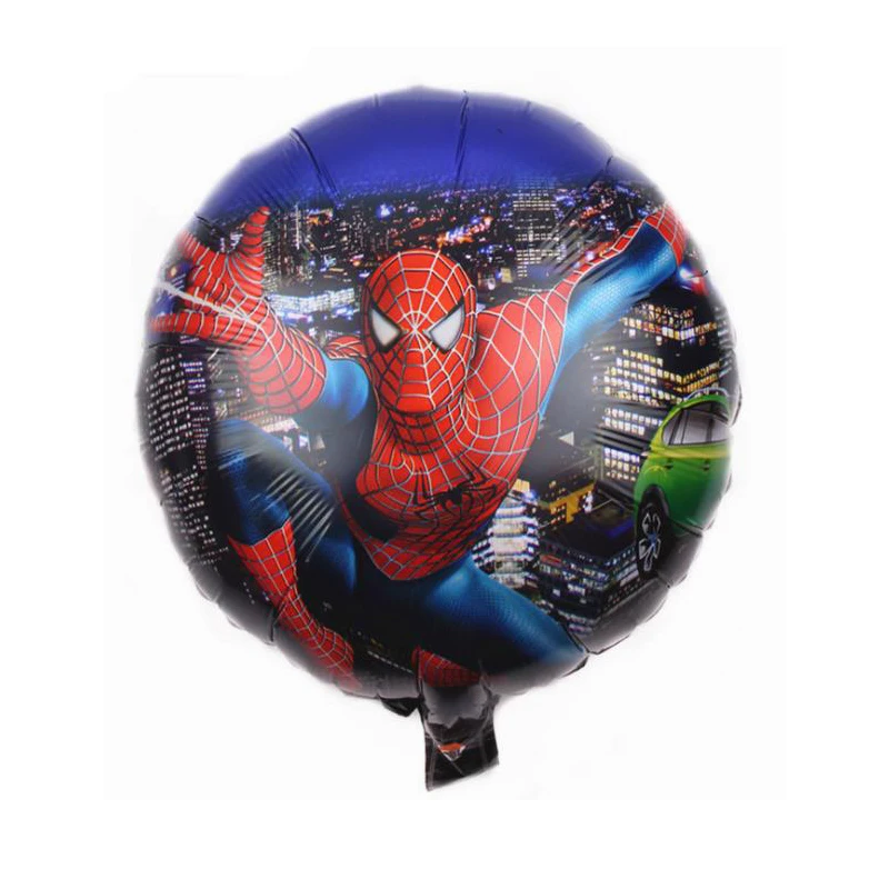 

Happy Birthday Party Decoration Spiderman Theme 18 Inches Aluminum Foil Balloons Baby Shower Events Boys Favors Ballon 5pcs/lot
