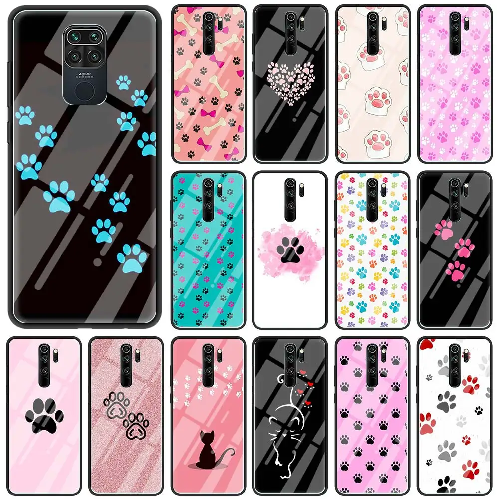 Phone Case for Xiaomi Redmi Note 9S 8 8T 9 K30 Pro K20 7 8A 9A 9C 9i Tempered Glass Funda Back Cover cat Dog paw design
Phone Case for Xiaomi Redmi Note 9S 8 8T 9 K30 Pro K20 7 8A 9A 9C 9i Tempered Glass Funda Back Cover cat Dog paw design