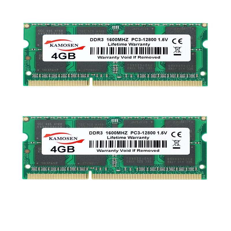 DDR3 RAM 4GB 1600MHz brand new low voltage 1.5V PC3-12800 Notebook memory SODIMM 204-pin non-ECC
DDR3 RAM 4GB 1600MHz brand new low voltage 1.5V PC3-12800 Notebook memory SODIMM 204-pin non-ECC
