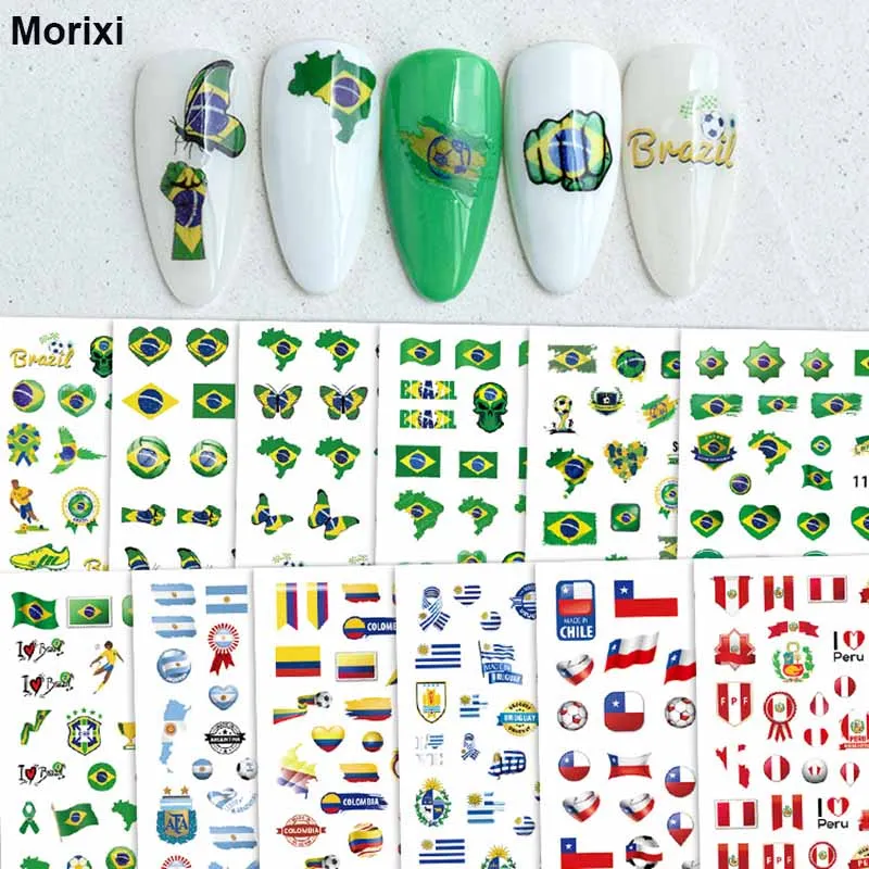 3D nail art sticker for nail art accessories world cup foot ball butterfly flag heart printing self glue slider decal YJ045
3D nail art sticker for nail art accessories world cup foot ball butterfly flag heart printing self glue slider decal YJ045