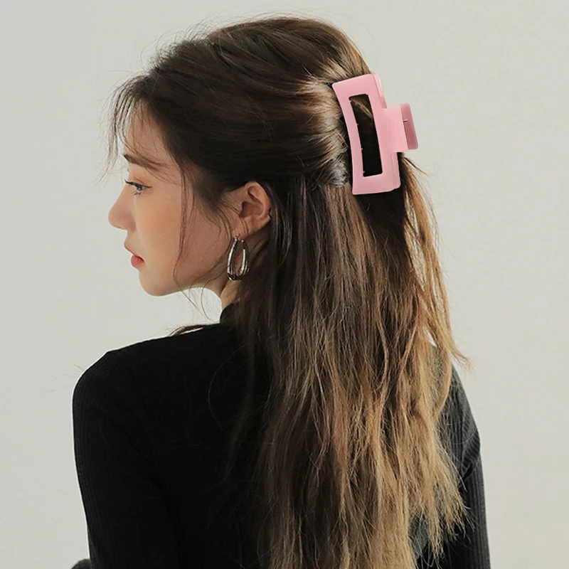 Solid Color Butterfly Jelly Hair Claws Square Hollow Out Acrylic Hairpins For Women Large Size Ponytail Barrette Girls Headwear
Solid Color Butterfly Jelly Hair Claws Square Hollow Out Acrylic Hairpins For Women Large Size Ponytail Barrette Girls Headwear