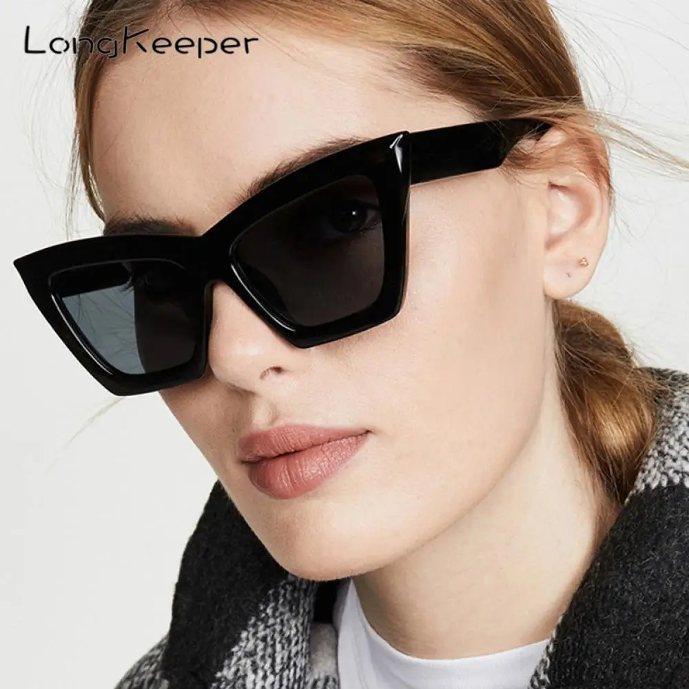 LongKeeper Fashion Cat Eye Sunglasses Women Vintage Brand Black Sun Glasses Female Male Square Eyewear Ladies Oculos UV400
LongKeeper Fashion Cat Eye Sunglasses Women Vintage Brand Black Sun Glasses Female Male Square Eyewear Ladies Oculos UV400