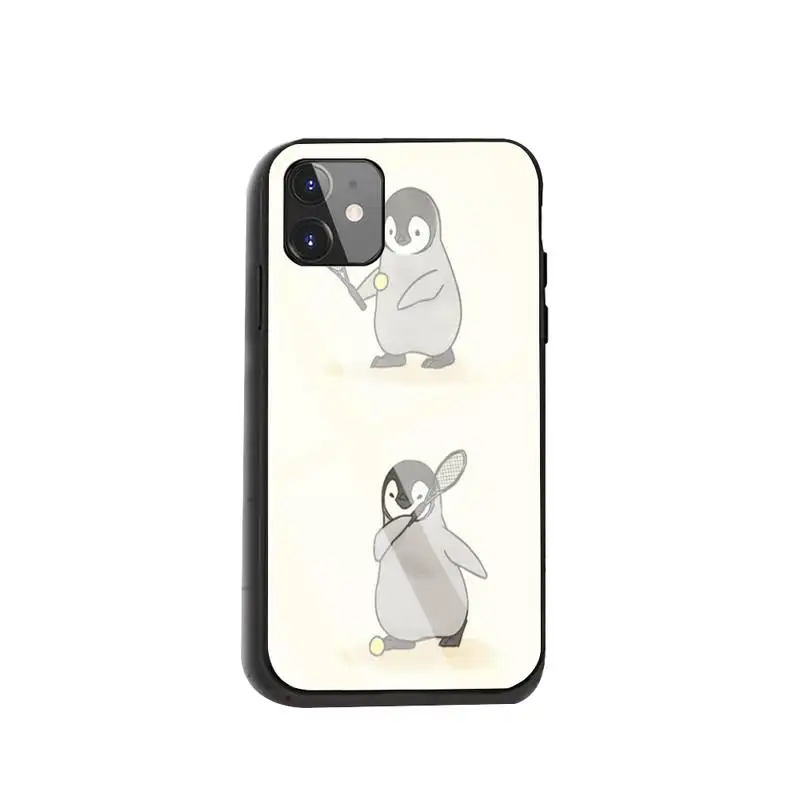 Cute penguin Phone Case For Iphone 12 11 Pro MAX XR X 7 8Plus SE2020 DIY Shockproof Glass Soft Silicone Edge
Cute penguin Phone Case For Iphone 12 11 Pro MAX XR X 7 8Plus SE2020 DIY Shockproof Glass Soft Silicone Edge