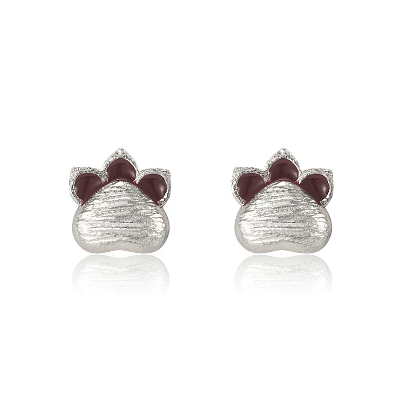 Korea Cute White Gold Plated Cat Claw Stud Earrings Daily Kawaii Earrings Fashion Simple Silver Color Earrings Jewelry for Women
Korea Cute White Gold Plated Cat Claw Stud Earrings Daily Kawaii Earrings Fashion Simple Silver Color Earrings Jewelry for Women