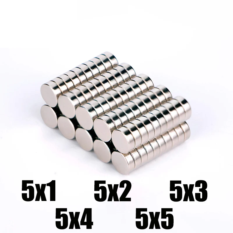 40 80Pcs Mini Small N35 Round Magnet 5x1 5x1.5 5x2 5x3 5x4 5x5 mm Neodymium Magnet Permanent NdFeB Super Strong Powerful Magnets
40 80Pcs Mini Small N35 Round Magnet 5x1 5x1.5 5x2 5x3 5x4 5x5 mm Neodymium Magnet Permanent NdFeB Super Strong Powerful Magnets