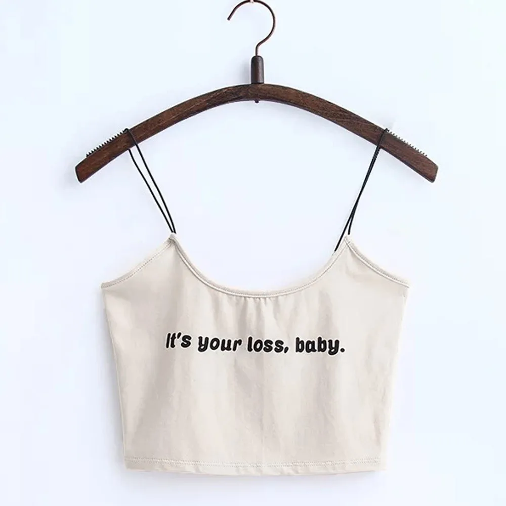 2020 Summer Women Top Cropped Ladies Spaghetti Strap Elastic Camisole Sexy EMOTIONAL Heart Letter Embroidery Tank Tops#W
2020 Summer Women Top Cropped Ladies Spaghetti Strap Elastic Camisole Sexy EMOTIONAL Heart Letter Embroidery Tank Tops#W