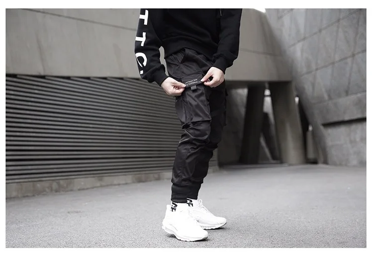 PYJTRL Men Multi-pocket Elastic Waist Design Harem Pant Streetwear Hip Hop Casual Trousers Male Dancing Pants
PYJTRL Men Multi-pocket Elastic Waist Design Harem Pant Streetwear Hip Hop Casual Trousers Male Dancing Pants