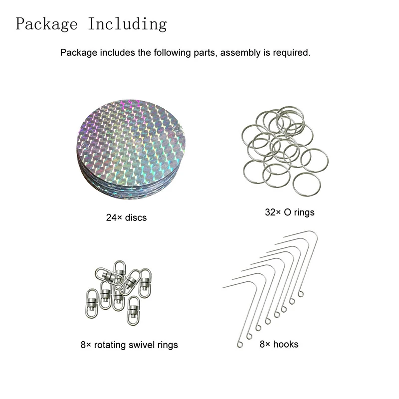 24PCS/Set Bird Repellent Discs Reflective Hanging Device to Keep Birds Away Like Woodpeckers for Pigeons Woodpeckers
24PCS/Set Bird Repellent Discs Reflective Hanging Device to Keep Birds Away Like Woodpeckers for Pigeons Woodpeckers