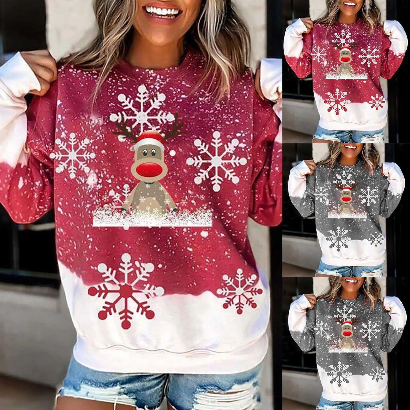 Christmas Turtleneck Elk Printed Knit Women Sweater Winter Fashion Warm Loose Pullover Sweater Lady Elegant All-match Sweaters
Christmas Turtleneck Elk Printed Knit Women Sweater Winter Fashion Warm Loose Pullover Sweater Lady Elegant All-match Sweaters