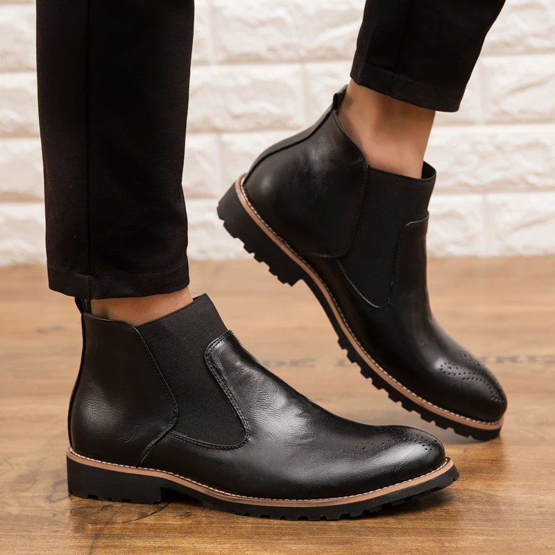 Genuine leather classic comfortable shoes for men high quality men's dress shoes men's casual motorcycle boots
Genuine leather classic comfortable shoes for men high quality men's dress shoes men's casual motorcycle boots