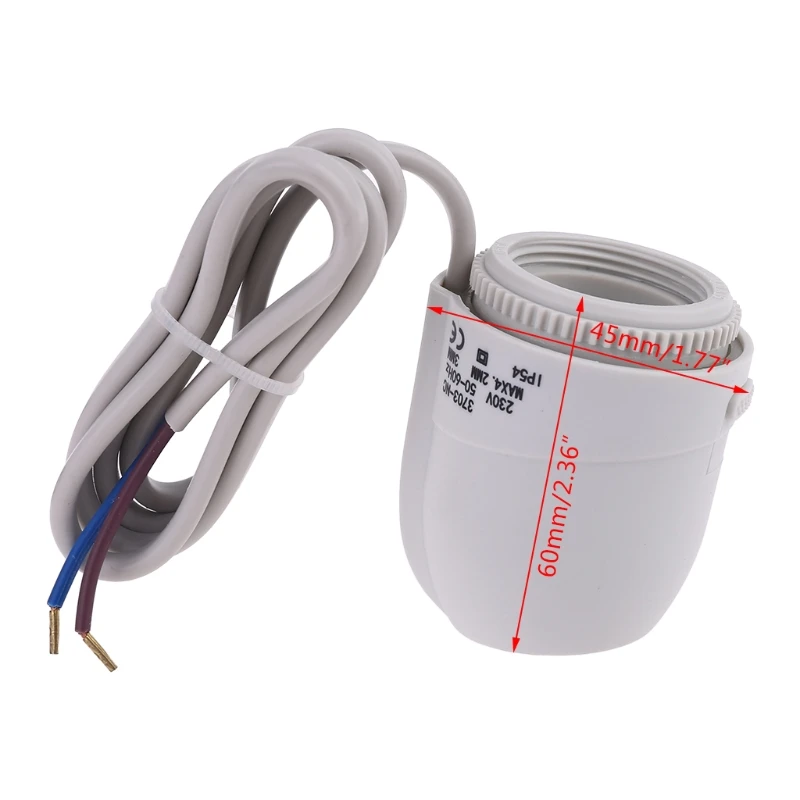 230V 2W Normally Open Close Thermal Electric Actuator For Underfloor Heating Manifold 35ED
230V 2W Normally Open Close Thermal Electric Actuator For Underfloor Heating Manifold 35ED
