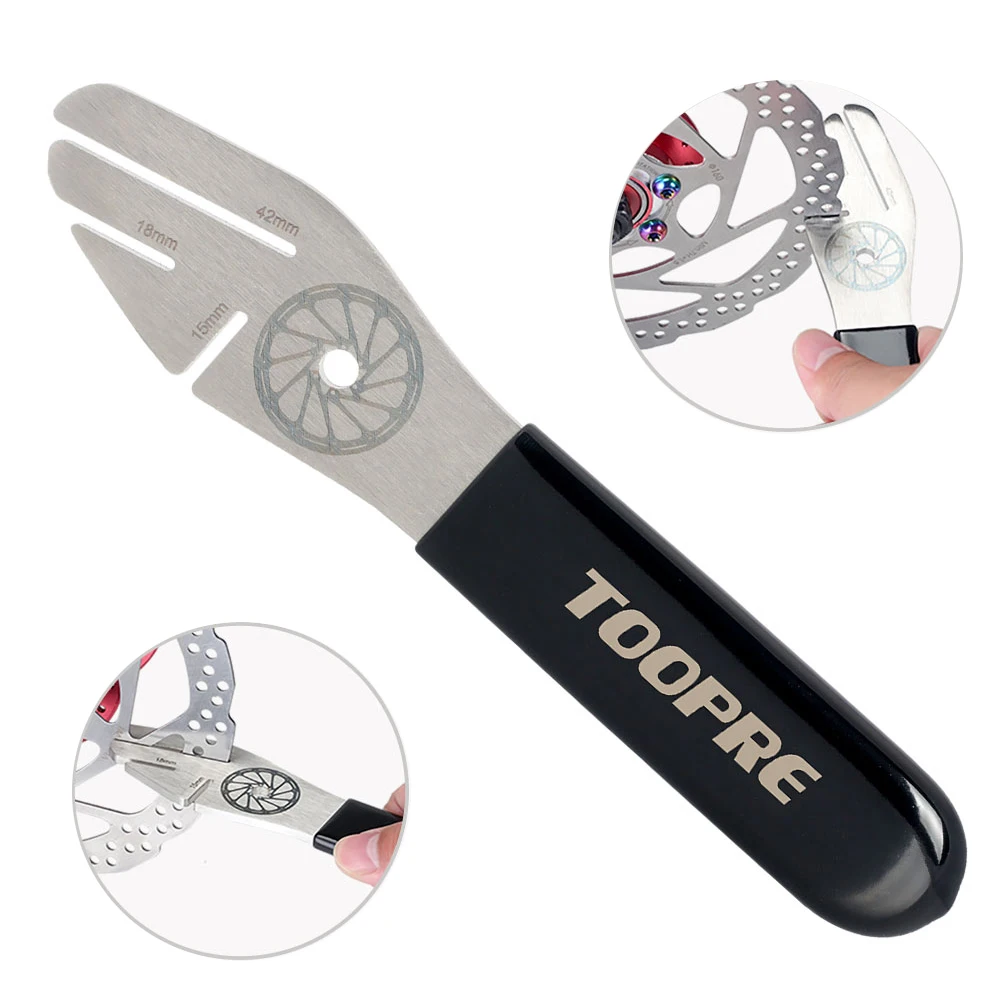 MTB Bike Bicycle Disc Brake Rotor Alignment Truing Tools Mountain Bicycle Disc Flattening Correction Wrench Stainless Steel Tool 
MTB Bike Bicycle Disc Brake Rotor Alignment Truing Tools Mountain Bicycle Disc Flattening Correction Wrench Stainless Steel Tool