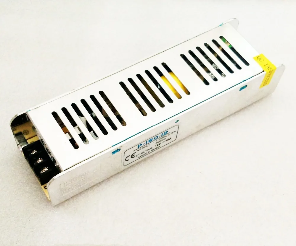 10pcs/lot 15A AC 110V 220V To DC12V 180W Power Supply Transformer Adapter 180W For 5050 3528 5630 7020 LED Strip Light Lamp
10pcs/lot 15A AC 110V 220V To DC12V 180W Power Supply Transformer Adapter 180W For 5050 3528 5630 7020 LED Strip Light Lamp
