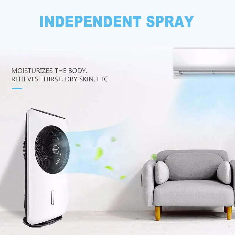 Household Spray Fan Vertical Humidification Fan Variable Frequency Atomizing Remote Control 8 Gears Timing Cooling Fan
Household Spray Fan Vertical Humidification Fan Variable Frequency Atomizing Remote Control 8 Gears Timing Cooling Fan