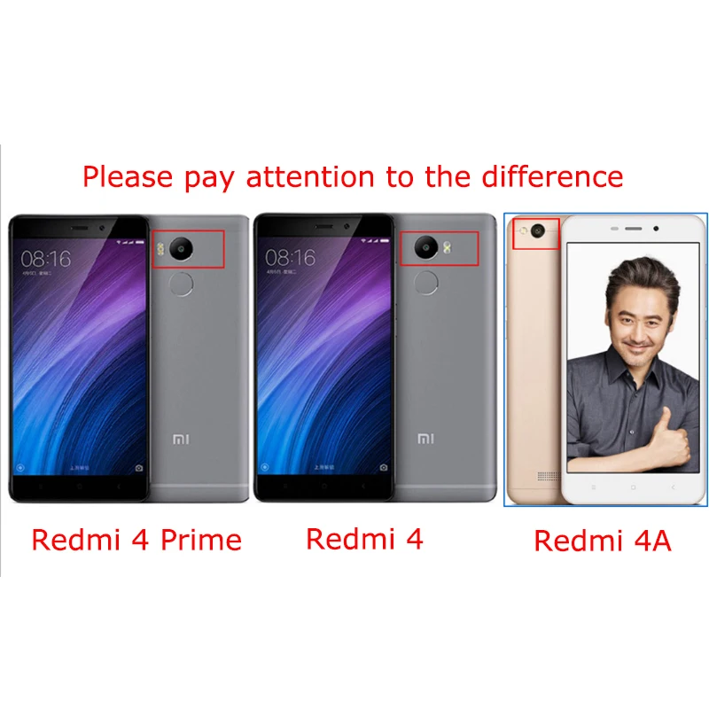 UPaitou For Xiaomi Redmi 4 Prime 4A 4X 360 All Edged Cover Case for PC Full Protection Ultra Thin Back |