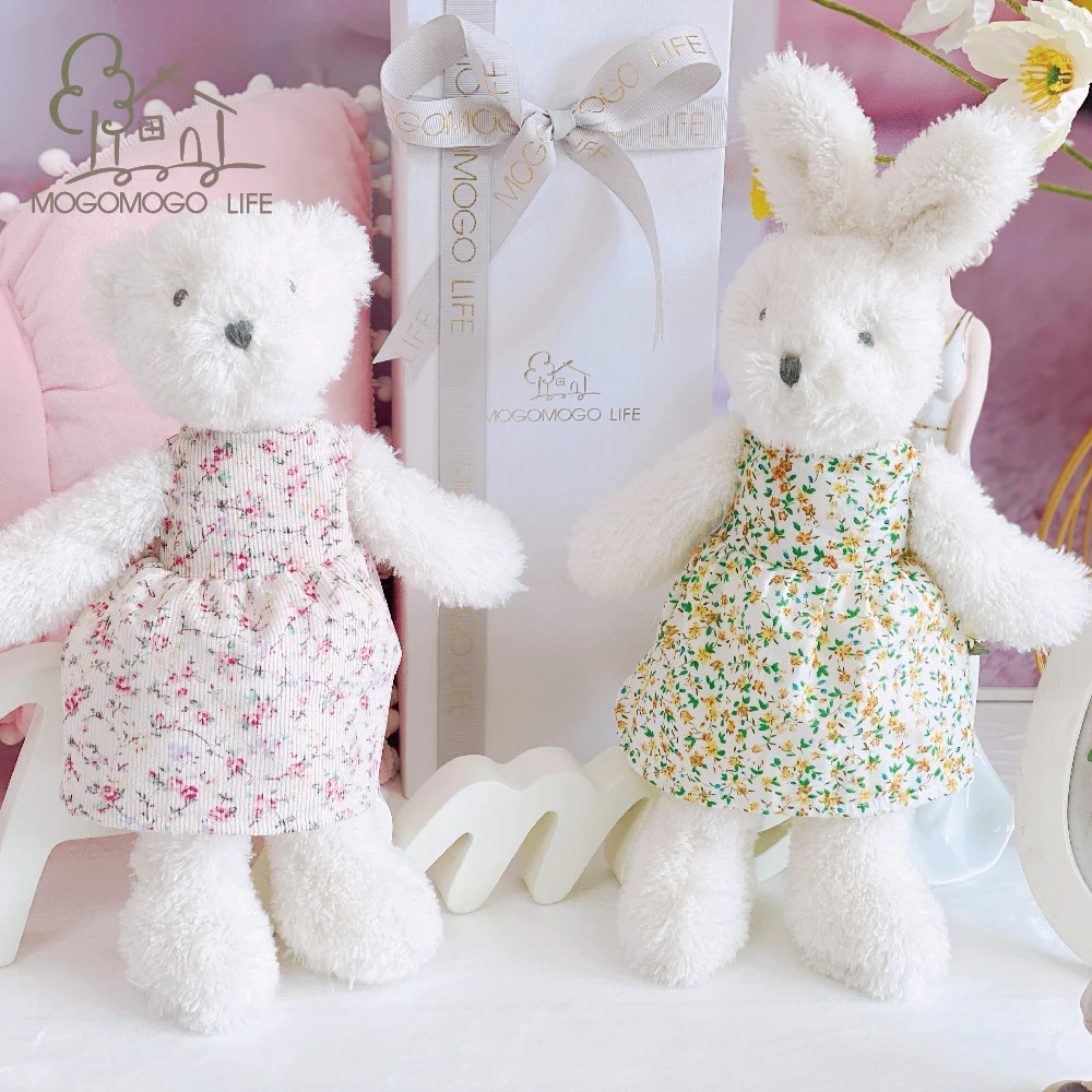 Luxury Supersoft Plush Bear Stuffed Plush Toy With Dress Hand-made Cotton Linen Material 32cm Cute For Birthday Party Gift
Luxury Supersoft Plush Bear Stuffed Plush Toy With Dress Hand-made Cotton Linen Material 32cm Cute For Birthday Party Gift