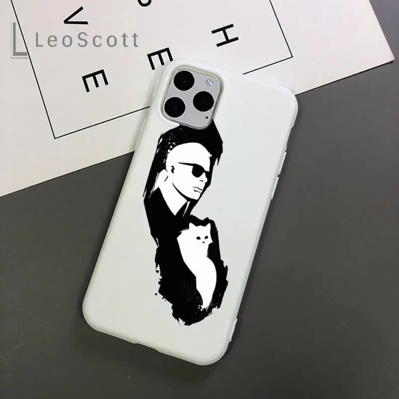 NEW Luxury design-KARLs brand cute cat Phone Case Candy Color for iPhone 11 12 mini pro XS MAX 8 7 6 6S Plus X 5S SE 2020 XR
NEW Luxury design-KARLs brand cute cat Phone Case Candy Color for iPhone 11 12 mini pro XS MAX 8 7 6 6S Plus X 5S SE 2020 XR
