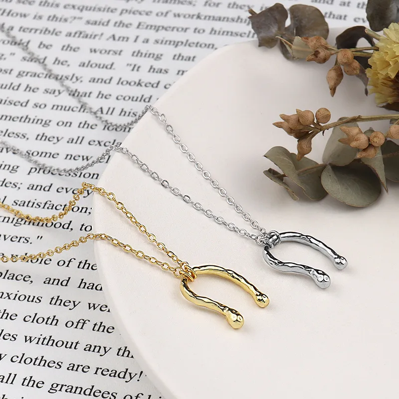 MEYRROYU Sterling Silver Bijoux Luxe U-Shape Pendant Necklace Minimalist Style Charm Party Jewelry For Women Prata 925 Original
MEYRROYU Sterling Silver Bijoux Luxe U-Shape Pendant Necklace Minimalist Style Charm Party Jewelry For Women Prata 925 Original