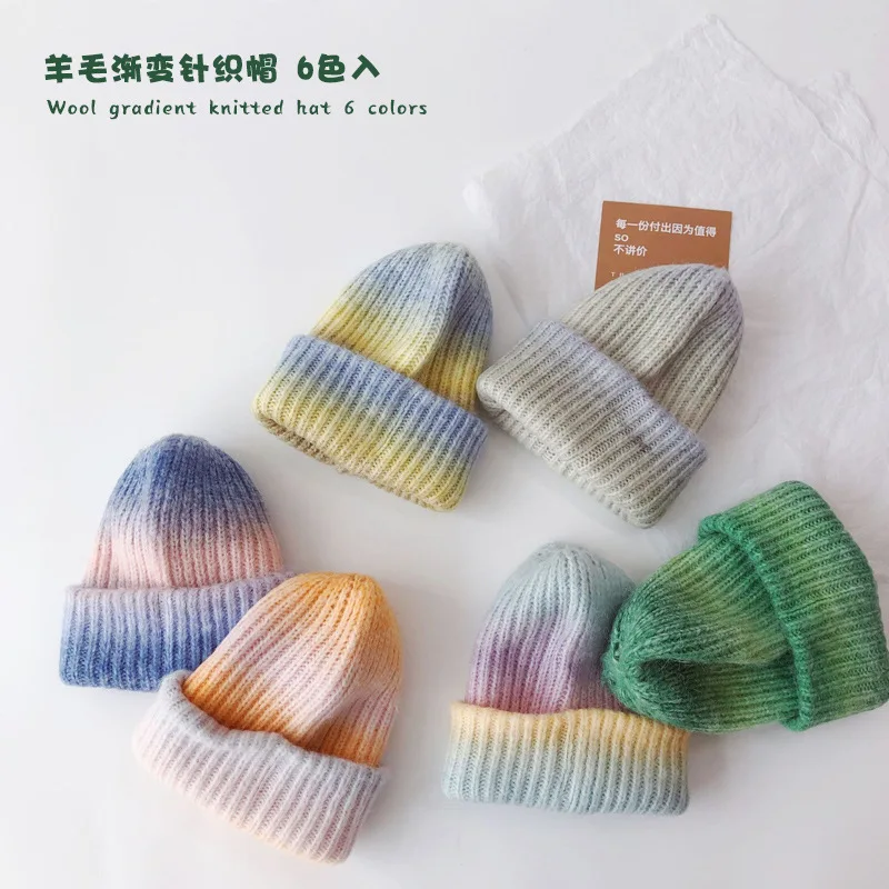 2 to 8 Years old Winter Hat For Kids Beanies Child Gradient Knit Beanie Hats Warm Wool Baby Kid Girls Boys Earflap Caps
2 to 8 Years old Winter Hat For Kids Beanies Child Gradient Knit Beanie Hats Warm Wool Baby Kid Girls Boys Earflap Caps
