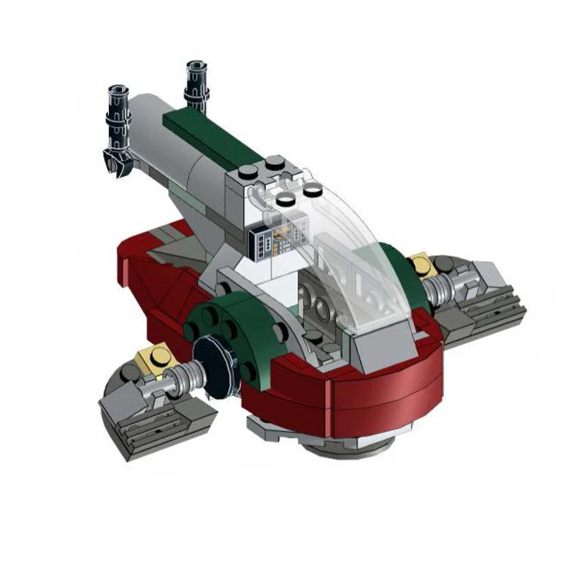 MOC Build 20373 Space Wars Universe New Slave I Model Building Blocks Great Gifts Sets Playset Kit Gifts Compatible with 75060 
MOC Build 20373 Space Wars Universe New Slave I Model Building Blocks Great Gifts Sets Playset Kit Gifts Compatible with 75060