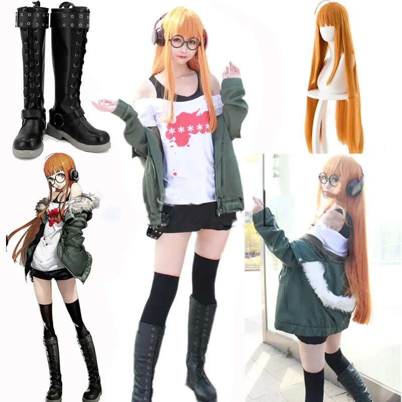 Костюм для косплея аниме Persona 5 Sakura Futaba, футаба Сакура, Униформа, наряд, куртка, футболка, мужские чулки, очки
Костюм для косплея аниме Persona 5 Sakura Futaba, футаба Сакура, Униформа, наряд, куртка, футболка, мужские чулки, очки