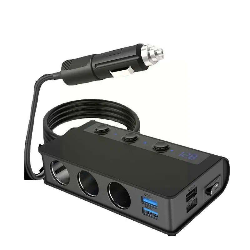 180w 4 Port Usb QC 3.0 Car Cigarette Lighter Socket Black Choose Red Color Can Splitter U4C4
180w 4 Port Usb QC 3.0 Car Cigarette Lighter Socket Black Choose Red Color Can Splitter U4C4