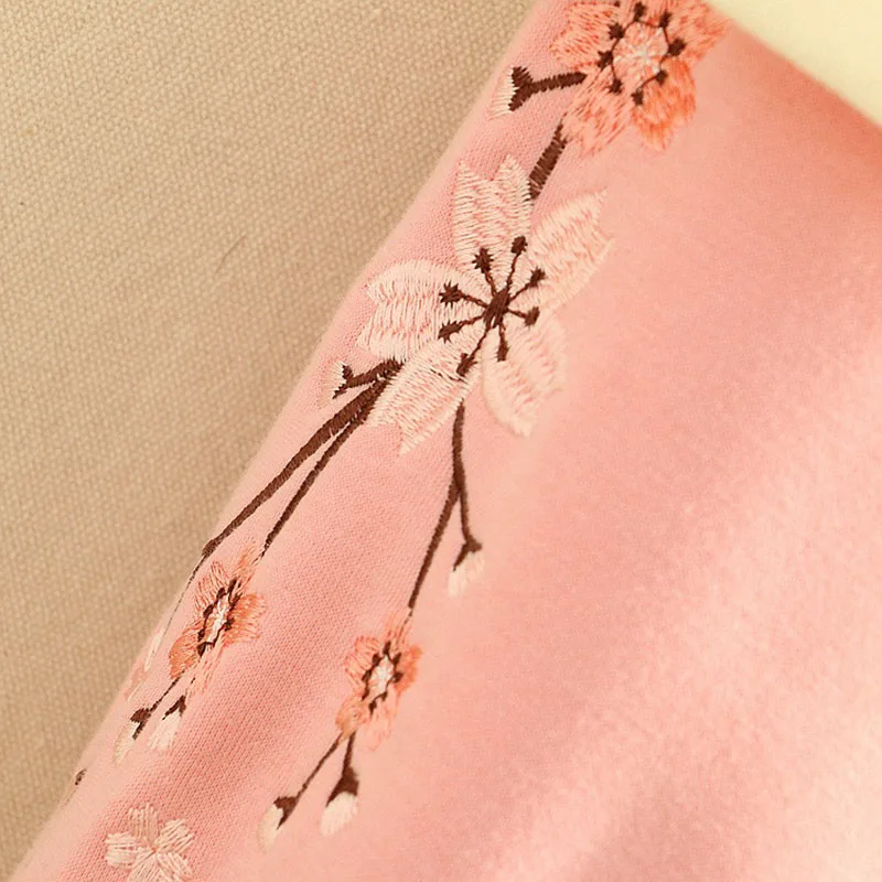 Women Fleece Winter Hoodie Sakura Floral Embroid Thickened Sweatshirt False 2 Piece Sport Casual Preppy Pullover Sweater Outfit
Women Fleece Winter Hoodie Sakura Floral Embroid Thickened Sweatshirt False 2 Piece Sport Casual Preppy Pullover Sweater Outfit