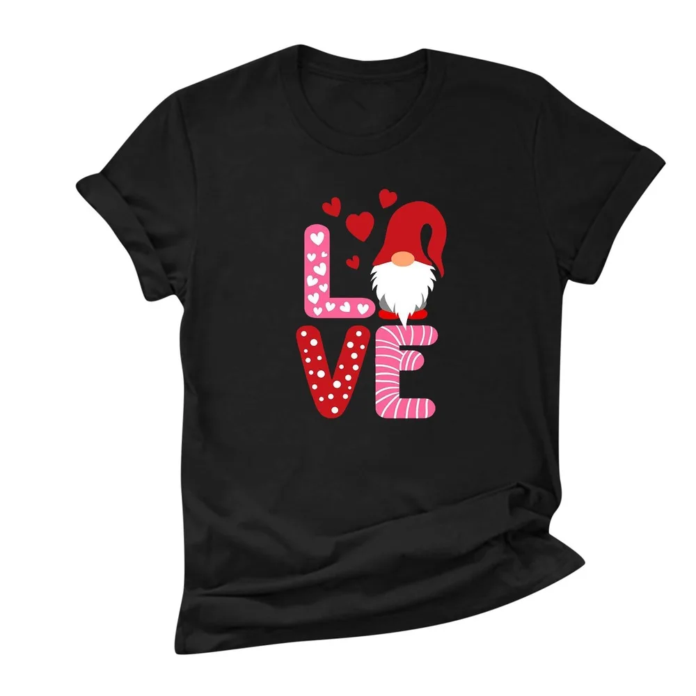 Ladies T-shirt Love Dwarf European and American Women's Loose Big Round Neck Short Sleeve Women
Ladies T-shirt Love Dwarf European and American Women's Loose Big Round Neck Short Sleeve Women