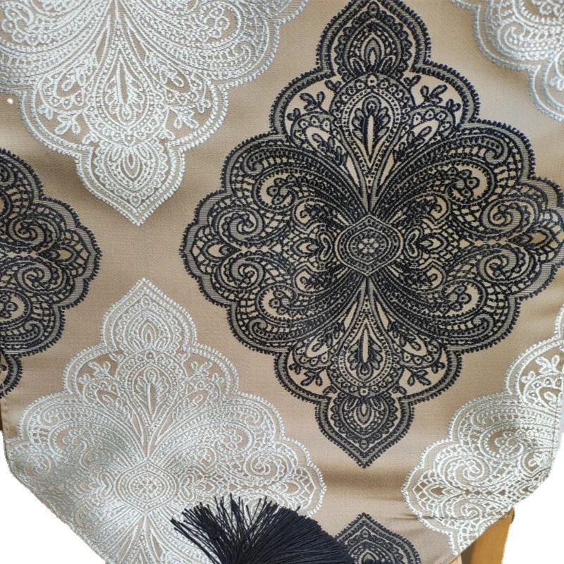 JUYANG The new table runner. Elegant jacquard table runner. European style decorative tablecloth. 2 colors.
JUYANG The new table runner. Elegant jacquard table runner. European style decorative tablecloth. 2 colors.