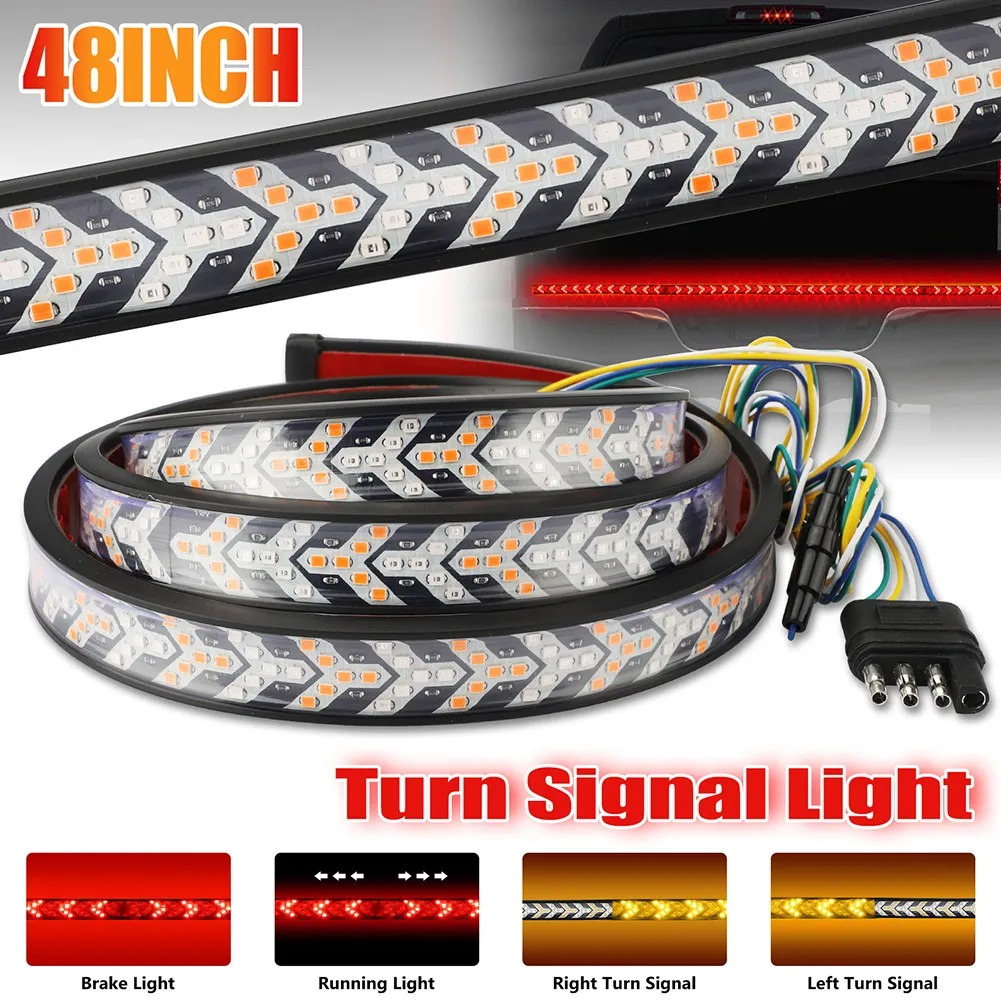 1pc 100/120cm LED Truck Strip Tailgate Turn Signal Brake Tail Reverse Light Bar Light Strip Running Lights For Pickup Trucks
1pc 100/120cm LED Truck Strip Tailgate Turn Signal Brake Tail Reverse Light Bar Light Strip Running Lights For Pickup Trucks