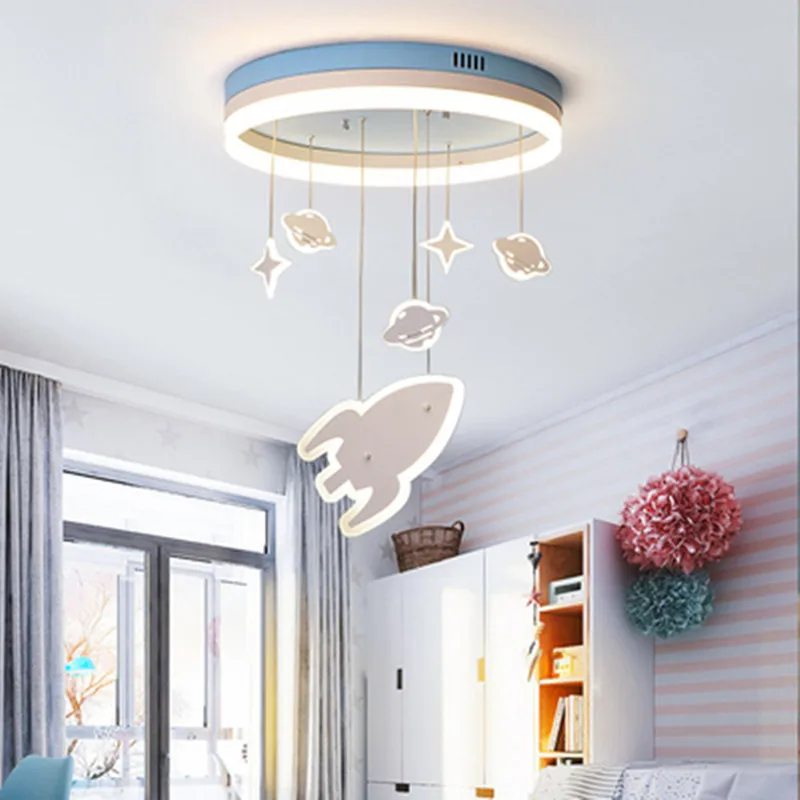 Cartoon Creative Planet Chandelier Boys Bedroom Children's Room Light Modern Creative LED Eye Protection Rocket Chandelier
Cartoon Creative Planet Chandelier Boys Bedroom Children's Room Light Modern Creative LED Eye Protection Rocket Chandelier