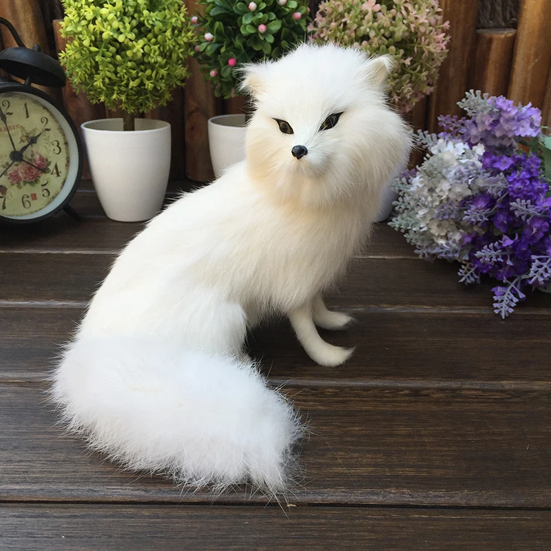Cute Realistic Fox Plush Toy Furry Foxes Animal Interior Ornament Figurines Miniature Children's Birthday Gift Home Decoration
Cute Realistic Fox Plush Toy Furry Foxes Animal Interior Ornament Figurines Miniature Children's Birthday Gift Home Decoration