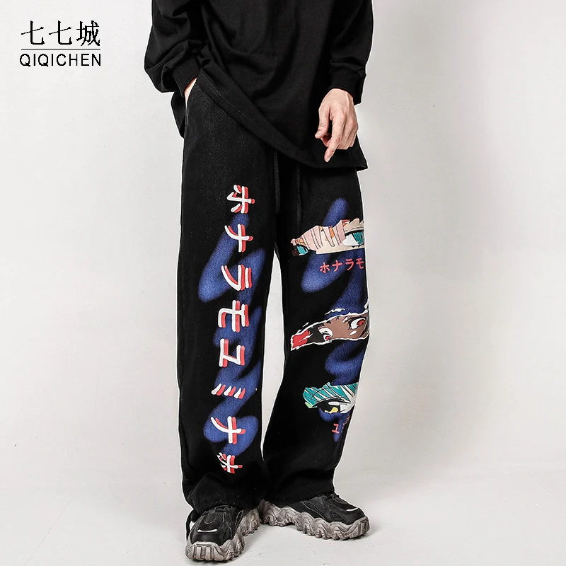 Mens Hip Hop Sweatpants Streetwear Graffiti Japanese Kanji Anime Print Joggers Pants Harajuku Cotton Trousers Track Pants Male
Mens Hip Hop Sweatpants Streetwear Graffiti Japanese Kanji Anime Print Joggers Pants Harajuku Cotton Trousers Track Pants Male