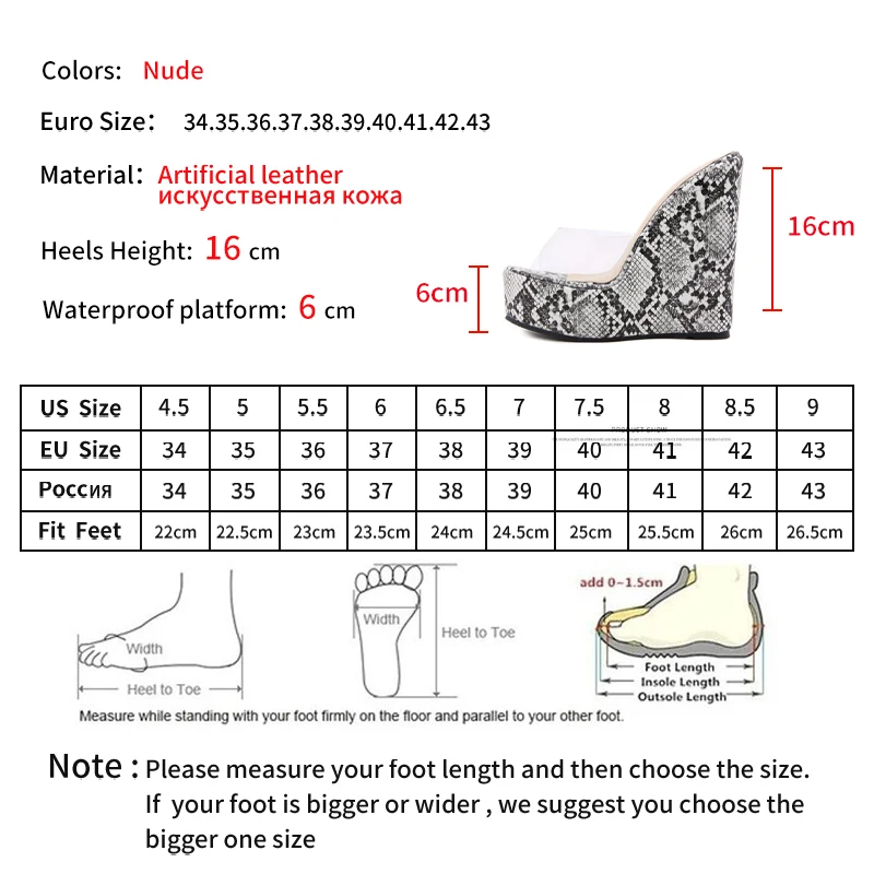 Leopard Land 15cm Heels 4.5cm Platform Women's Shoes 2021 Transparent Python Color-block Slope-heel Comfortable Sandals Slippers
Leopard Land 15cm Heels 4.5cm Platform Women's Shoes 2021 Transparent Python Color-block Slope-heel Comfortable Sandals Slippers
