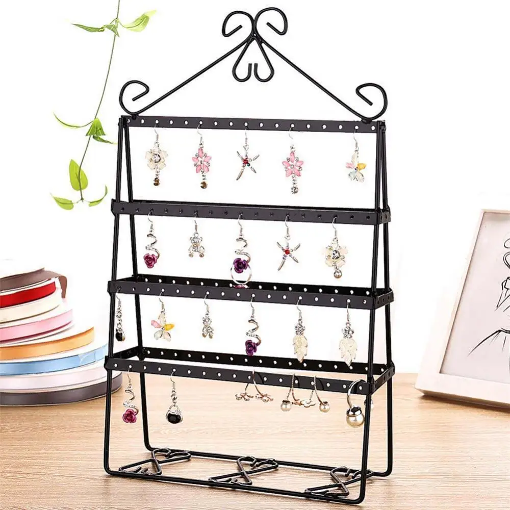 4 Layer Holes Double-side Earring Holder Stand Jewelry Display Stand Rack Shelf Earrings Bracelet Storage Shelf Earring Holder
4 Layer Holes Double-side Earring Holder Stand Jewelry Display Stand Rack Shelf Earrings Bracelet Storage Shelf Earring Holder