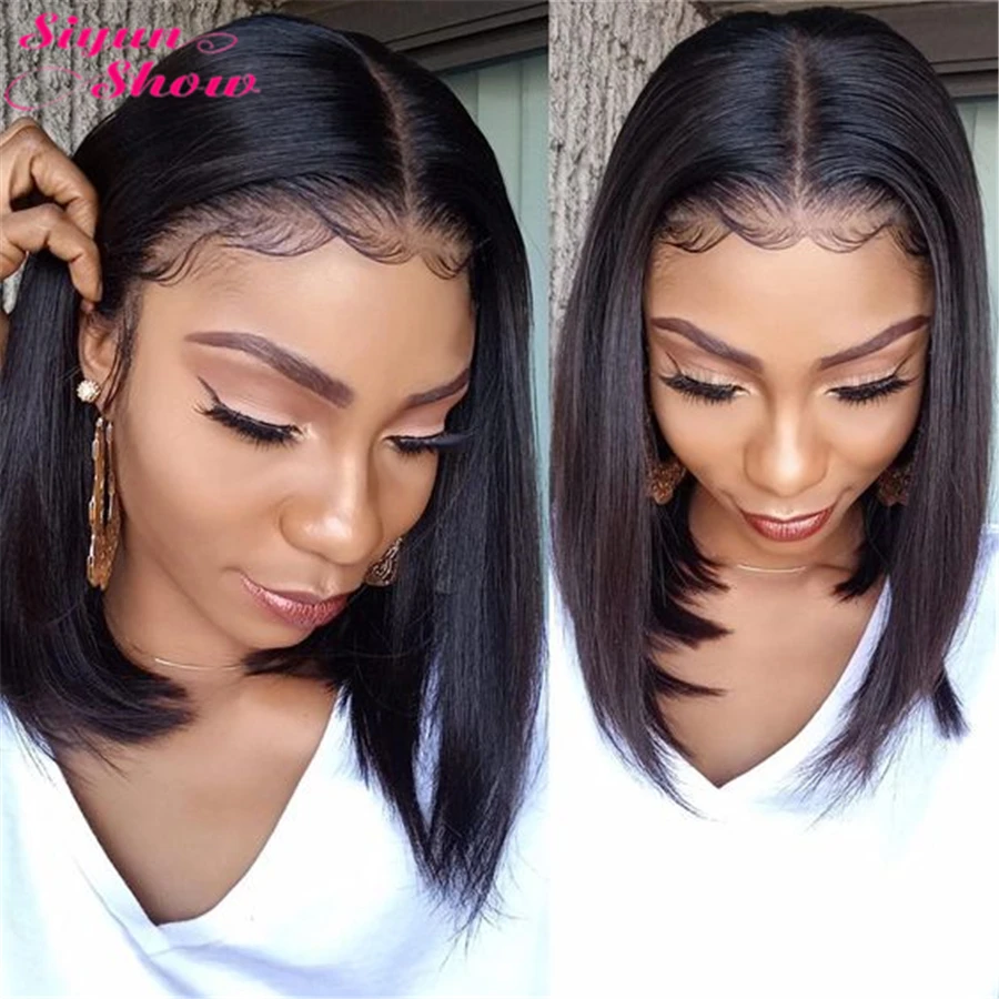 Short Bob Wig 13x4 Lace Front Human Hair Wigs 250 Density Remy Brazilian Straight Lace Front Wigs For Women Bob Closure Wig
Short Bob Wig 13x4 Lace Front Human Hair Wigs 250 Density Remy Brazilian Straight Lace Front Wigs For Women Bob Closure Wig