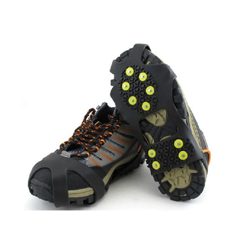 1 Pair S M L 10 Studs Anti-Skid Snow Ice Climbing Shoe Spikes Ice Grips Cleats Crampons Winter Climbing Anti Slip Shoes Cover
1 Pair S M L 10 Studs Anti-Skid Snow Ice Climbing Shoe Spikes Ice Grips Cleats Crampons Winter Climbing Anti Slip Shoes Cover