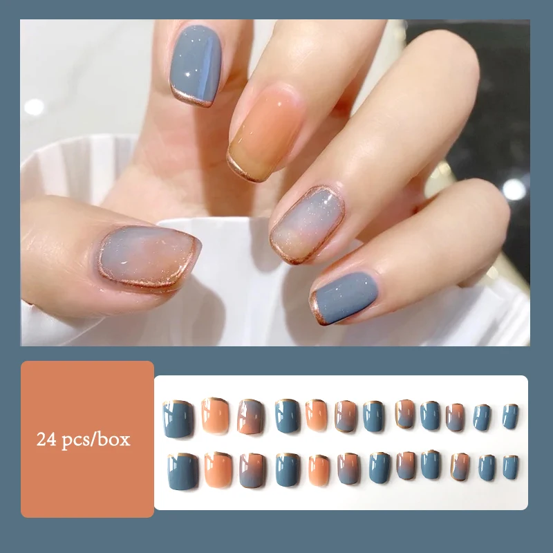 24PCS Artificial False Nail Patch Wearable Manicure Nail Finished Patch Acessories For Woman
24PCS Artificial False Nail Patch Wearable Manicure Nail Finished Patch Acessories For Woman