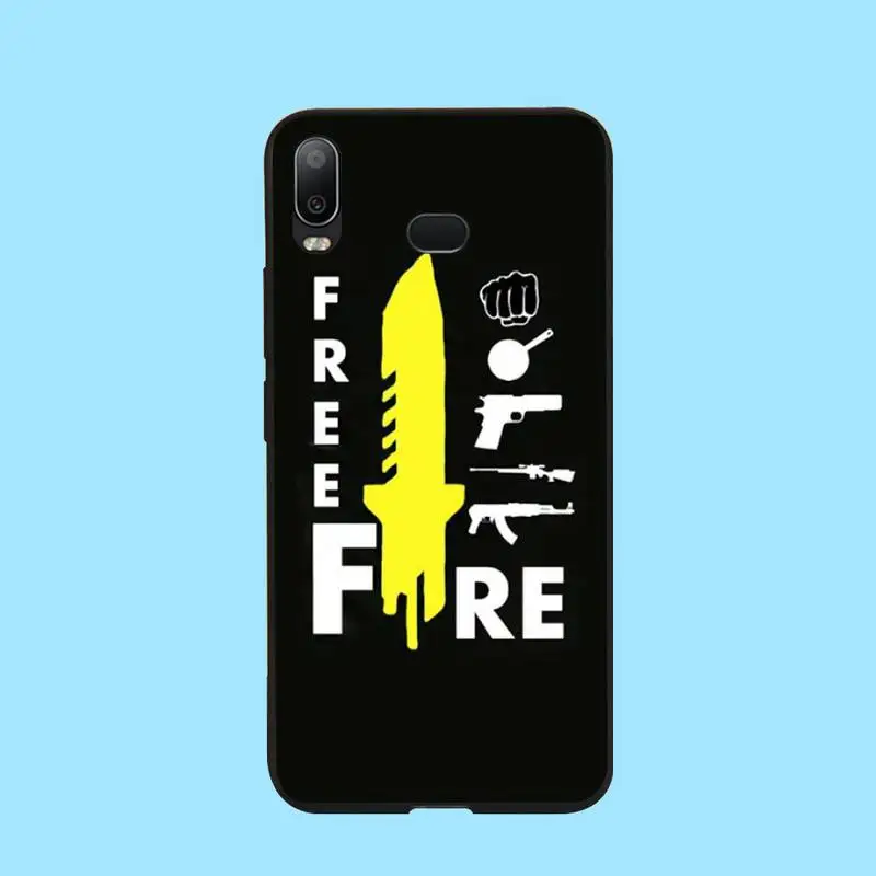 CUTEWANAN Free Fire Game Art черный мягкий чехол из ТПУ для телефона Samsung A10 A20 A30 A40 A50 A70 A71 A51 A6 A8