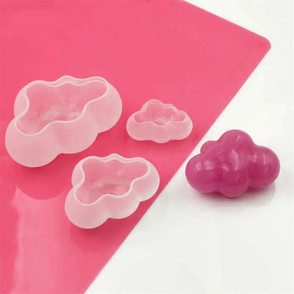 3D облако Форма Шоколадный силиконовые формы мусс Fondant (сахарная) кубика льда для