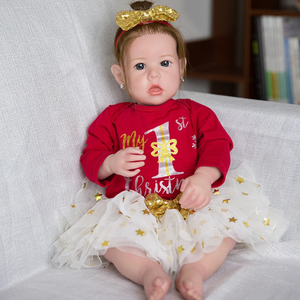 Hoomai New Princess Silicone Dolls 20 Inch Lifelike Newborn Toddler Dolls Toy Kids Playmate Birthday Gift
Hoomai New Princess Silicone Dolls 20 Inch Lifelike Newborn Toddler Dolls Toy Kids Playmate Birthday Gift