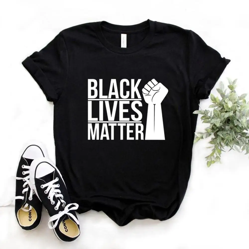 Black Lives Matter POWER Print Women T Shirt Short Sleeve O Neck Loose Women Tshirt Ladies Fashion Tee Shirt Tops Clothes Mujer
Black Lives Matter POWER Print Women T Shirt Short Sleeve O Neck Loose Women Tshirt Ladies Fashion Tee Shirt Tops Clothes Mujer