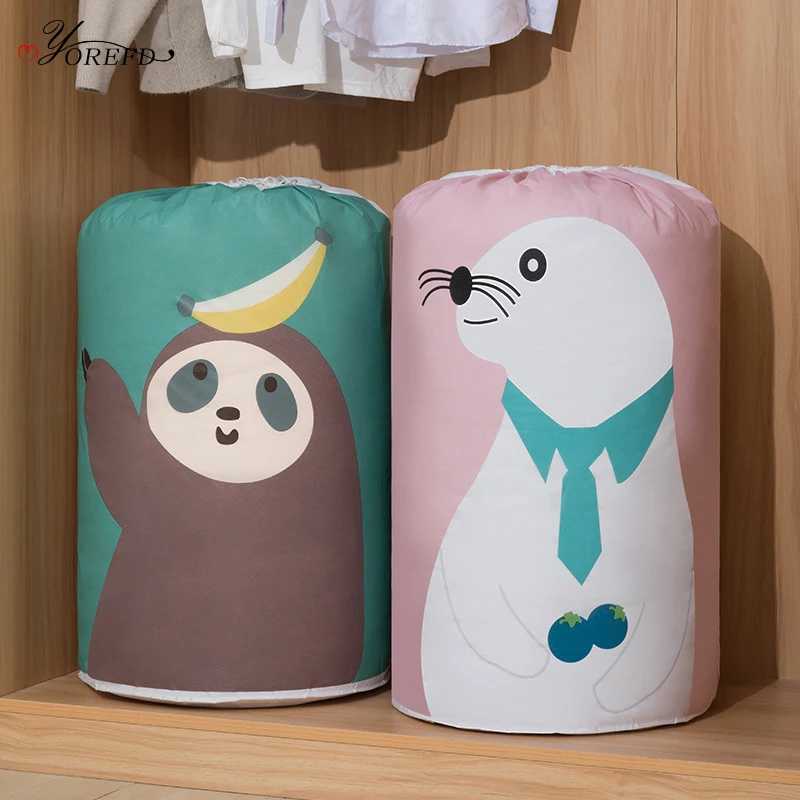 OYOREFD Cute Cartoon Closet Organizer Multi-function Waterproof Drawstring Bags Large Capacity Clothes Toy Quilt Storage Bags
OYOREFD Cute Cartoon Closet Organizer Multi-function Waterproof Drawstring Bags Large Capacity Clothes Toy Quilt Storage Bags