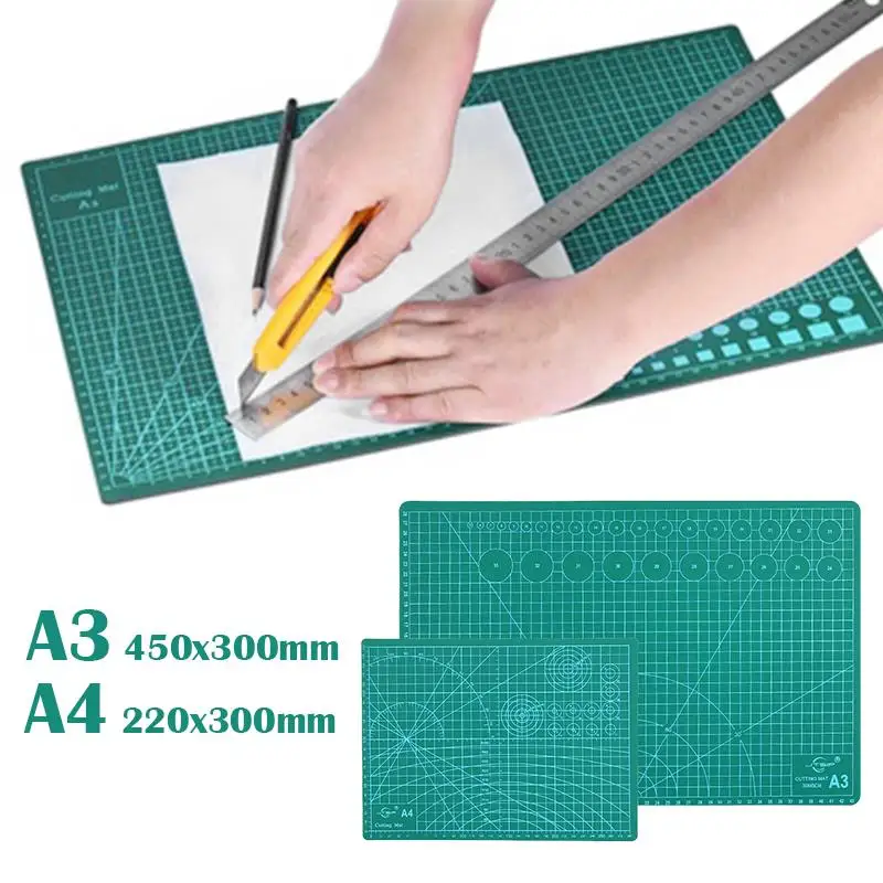 Non Slip A4 A3 Cutting Mat Self-Healing Cutting Mats Self-Healing Cutting Pad Professional Scrapbooking Quilting Crafts
Non Slip A4 A3 Cutting Mat Self-Healing Cutting Mats Self-Healing Cutting Pad Professional Scrapbooking Quilting Crafts