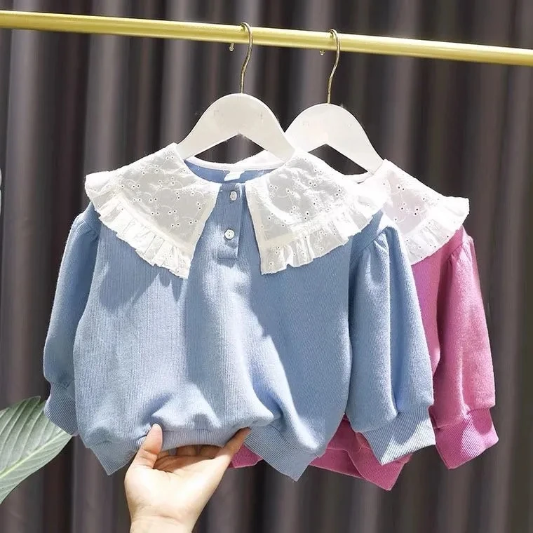 Girls sweater autumn new Korean fashion baby kids girls baby tops loose casual children's cotton casual bottom sweaters P4 290
Girls sweater autumn new Korean fashion baby kids girls baby tops loose casual children's cotton casual bottom sweaters P4 290
